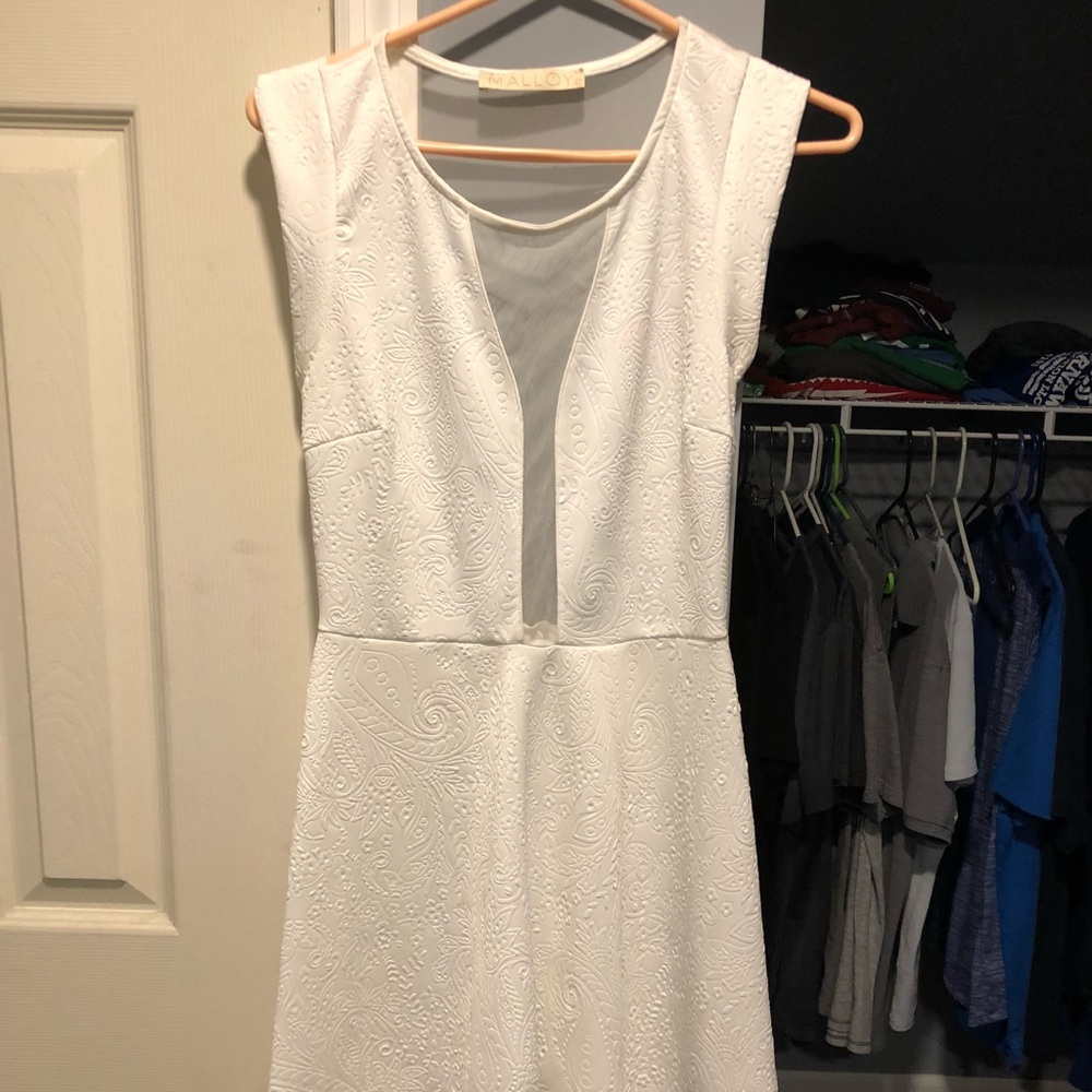 Sexy white dress